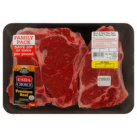 Bone In Beef New York Strip Steak Family Pack, 2.75 Pound